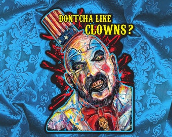 Vinyl Sticker - Captain Spaulding - (approx. 3.25 x 4.375")