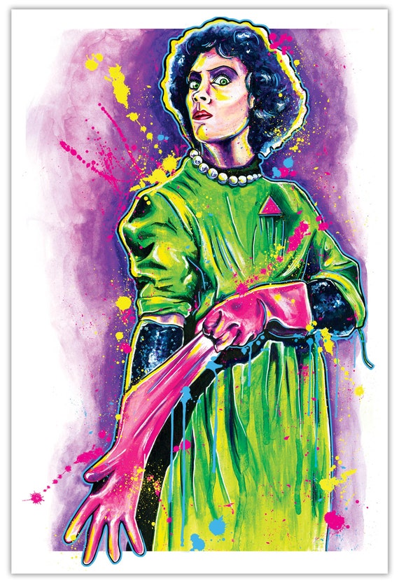 Dr. Frank N Furter Art Print/poster - Rocky Horror Picture Show Time Warp  Again Transvestite Transexual Transylvania - Etsy