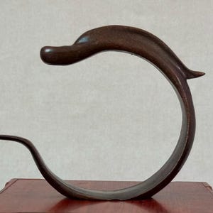 ヴィンテージスタイルの銅製龍型お香立て、風水、中国の十二支の龍、瞑想、祭壇、オフィス装飾