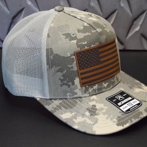 Custom Trucker Leather Patch Hat Engraved Logo Hats For Business Hats for Company Snapback Baseball Trucker Hats For Men Custom Logo Hats