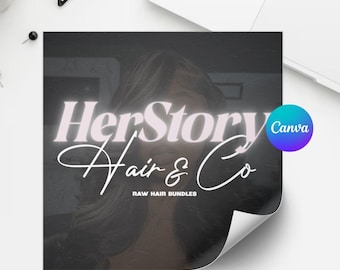 de logo de coiffeur | Design de marque de salon pour Canvas