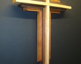 15 Inch Layered Maple Cross
