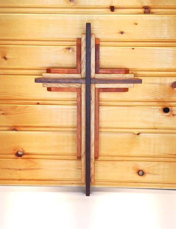 Layered Wall Cross, Christian Decor