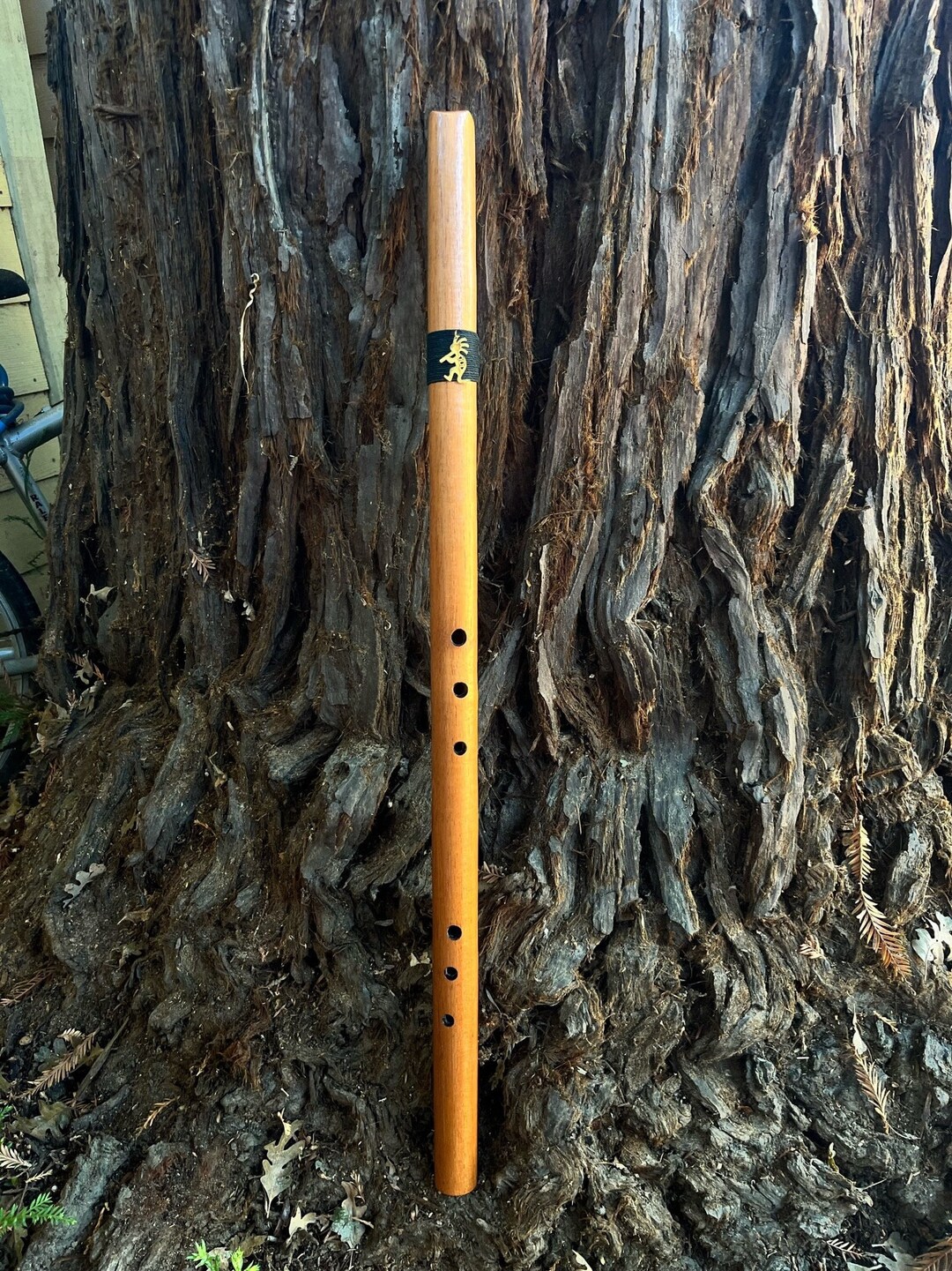 Anasazi Style Flute in Spanish Cedar With Kokopelli Figure Etsy
