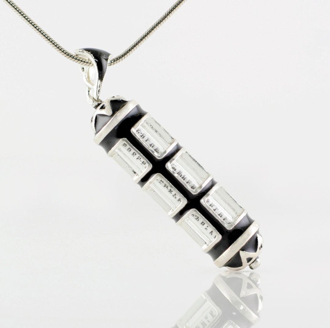 Mezuzah Necklace Judaica Jewelry Mezuzah Pendant Jewish - Etsy