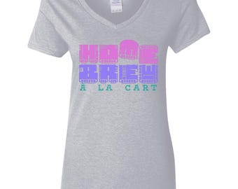 Homebrew A La Cart Womens V-Neck Tee