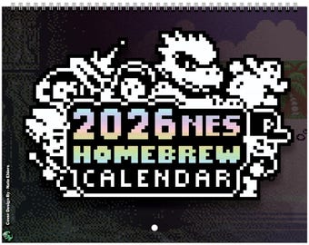 NES Homebrew Calendar 2026 (US & CA)