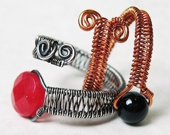 Woven Wire Adjustable Ring Jewelry Tutorial