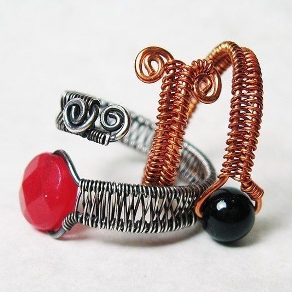 Woven Wire Adjustable Ring Jewelry Tutorial