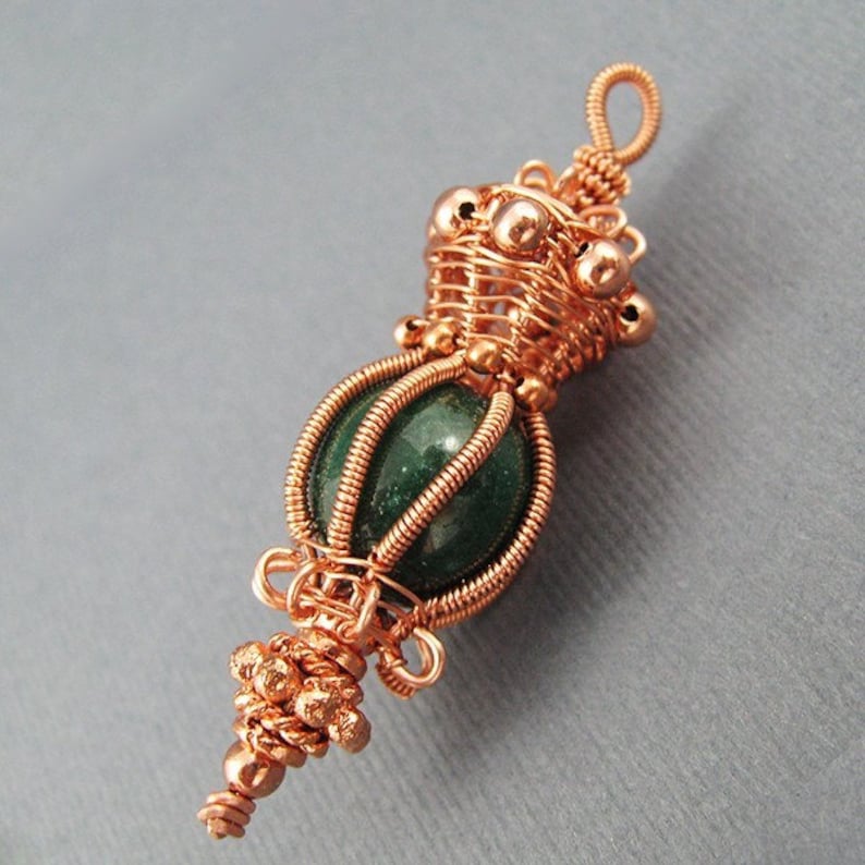 Wirework Tutorial Woven Cage Pendant
