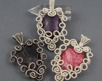 Lace Pendant - Wire Jewelry Making Tutorial