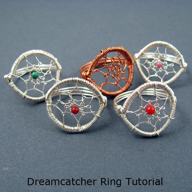 Dreamcatcher Ring Jewelry Making Tutorial image 1