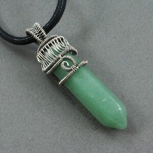 Wire Woven Crystal Point Pendant Wire Wrapped Jewelry Tutorial Bild 3