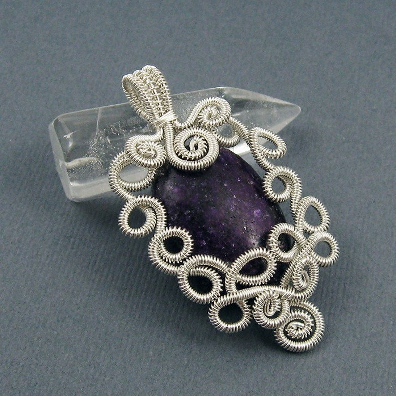 Lace Pendant Wire Jewelry Making Tutorial image 4
