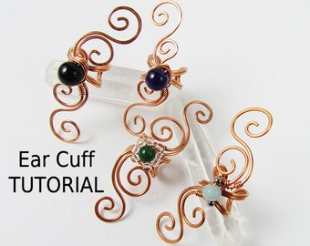 Swirly Ear Cuff - Wire Wrapped Jewelry Making TUTORIAL