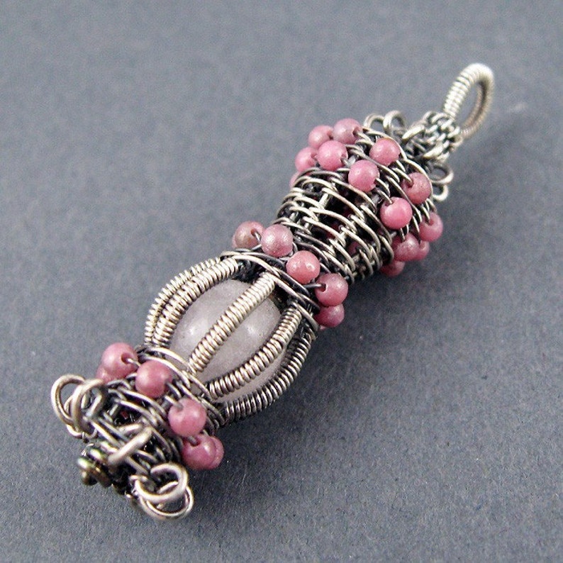 Wirework Tutorial Woven Cage Pendant
