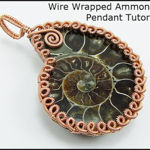 Wire Wrapped Ammonite Pendant Tutorial