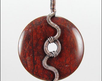 Snake Wrapped Donut Pendant Wirework Tutorial