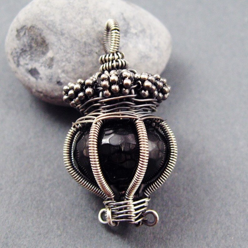 Wirework Tutorial Woven Cage Pendant
