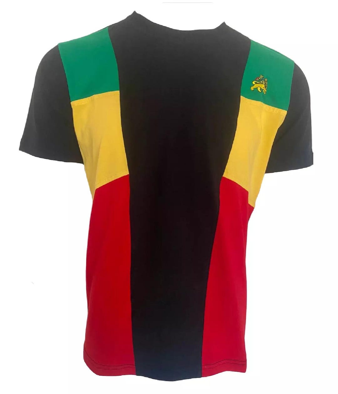 Rastafarian Colors Graphic T-shirt Mens Rastafari Rasta Lion of Judah ...