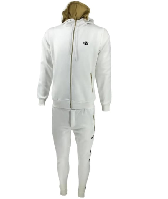 Tim Designer Slim Fit Urban Mens Tracksuit Zip up Top Matching Jogger 2pcs Set Etsy UK