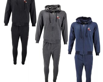 Mens Full Tracksuit Slim Fit Joggers Pants Hoodie Jumper Gym Top Casual Wear