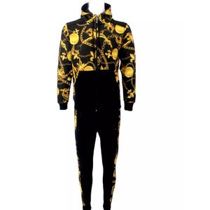 Mens Tracksuit Hoodie Sweatshirt & Jogger Pants Men&#39;s Set 3D Print 2-Pcs Suits