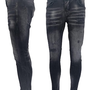 Mens Slim Fit Jeans Men GP Stretch Denim Pants Slim Skinny Casual Designer Jeans
