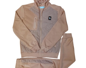 Men's Athletic Tracksuit: Full Zip Hoodie, Gym & Casual Wear