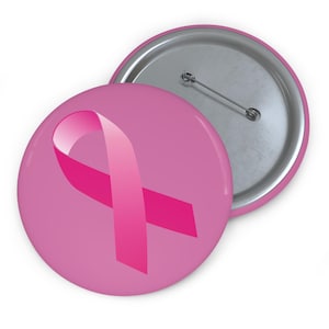 Breast Cancer Awareness Pin Buttons