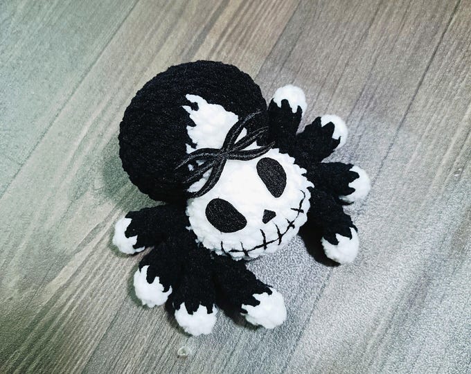 No Sew Crochet Spider Pattern: Jack-Spider US Term (PDF Pattern)