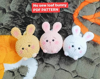 Nr Sew häkeln Häschen-Muster: Amigurumi Schlüsselanhänger (PDF Muster)