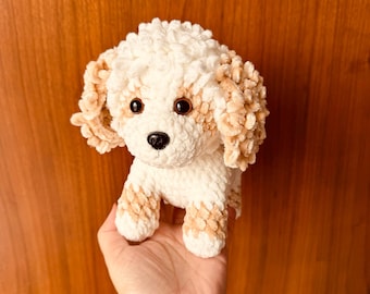 PDF Pattern - Poodle Dog crochet amigurumi (US term - English only)
