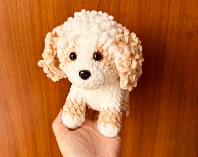 PDF Pattern - Poodle Dog crochet amigurumi (US term - English only)