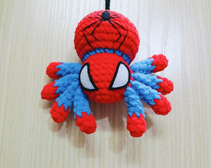 Spider-Man Crochet Pattern: Realistic Spider, No Sew (US Terms) (PDF Pattern)