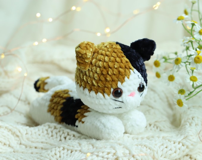 Calico Cat Crochet Pattern: Kitten Amigurumi (US Terms) (PDF Pattern)