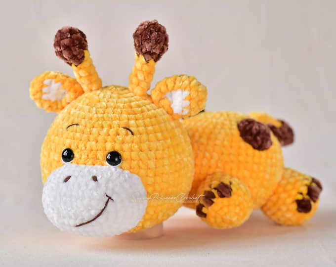 Giraffe Crochet Pattern: Low Sew Amigurumi (US Terms) (Digital Download)
