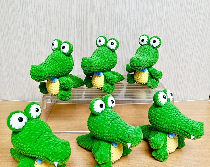 Crocodile Crochet Pattern: Amigurumi Alligator (PDF Pattern)