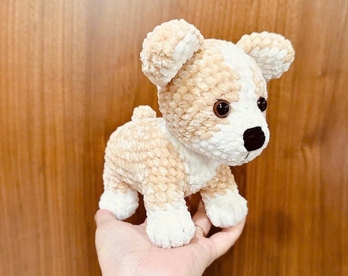Crochet Corgi Plush Amigurumi Pattern (US Terms) (PDF Pattern)