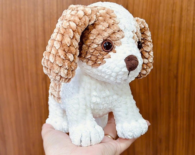 Spaniel Dog Crochet Pattern: Amigurumi Plush (US Terms)