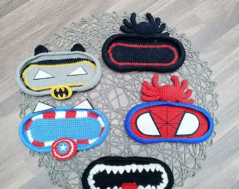 Crochet Eyeglasses Holder Pattern: Superhero Bundle (PDF Pattern)