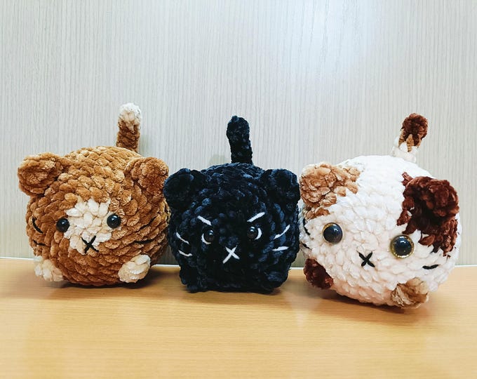 Loaf Cat Crochet Pattern: Low Sew Amigurumi (US Terms) (PDF Pattern)