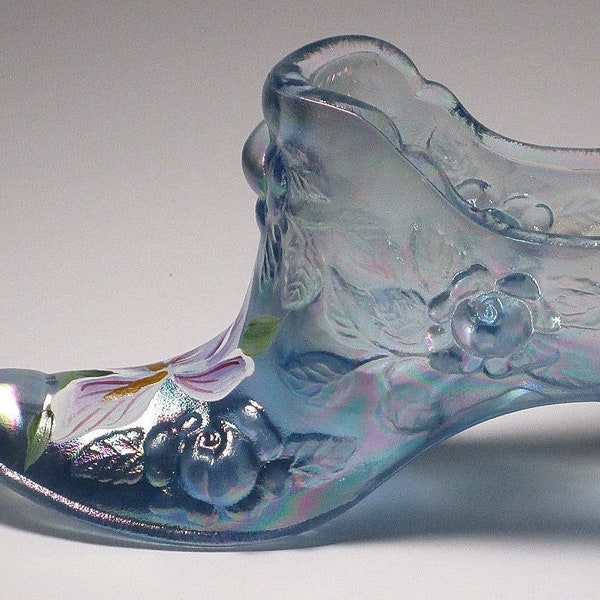 Fenton Glass Slipper Etsy