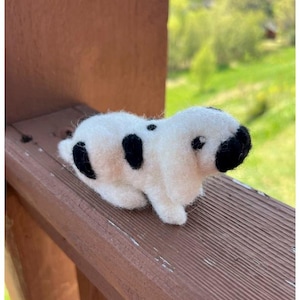 Needle Felt Rabbit Handmade, Lop Ear Bunny
