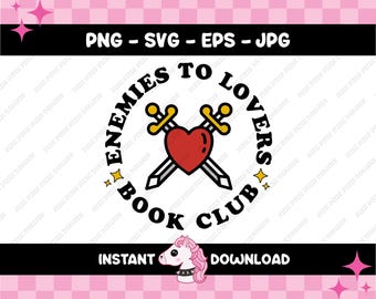 Club de lectura Slow Burn / Descarga digital instantánea / png, svg, jpg, eps / Lindo regalo de chica amante de los libros / Puta obscena / Silueta vectorial de Juliet para Cricut