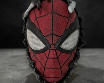 3D Gedruckter Spider-Man Cosplay Helm mit Venom Symbiote komplett