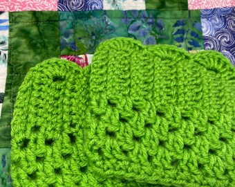 Patrón de puños de bota de crochet: Diseño de punto de concha (Patrón PDF)