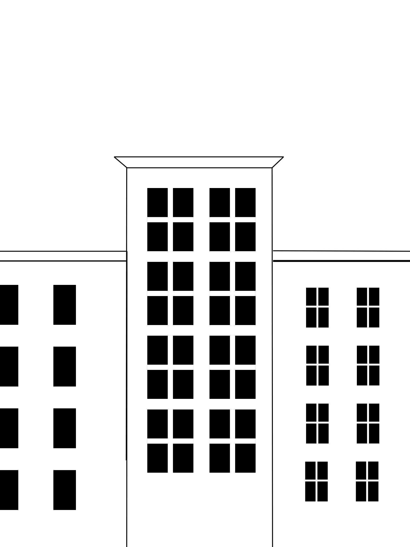 Simple Buildings Poster - Etsy