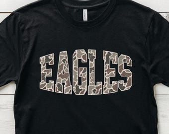 Eagles Distressed Camouflage PNG, Digital Download, T-shirt Design