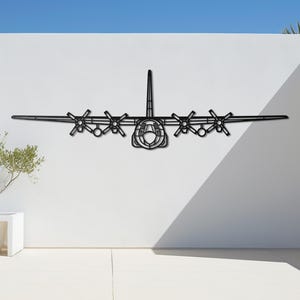 Decorazione da parete in metallo con aeroplano C130 da 40", regali per piloti, decorazioni a LED per aerei, cartello da parete per aviazione, arte in metallo con aeromobili, decorazione da parete a tema viaggio,